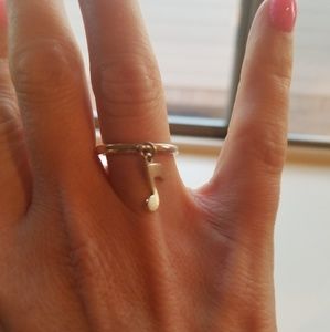 Retired James Avery Music Note Charm Ring